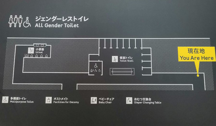 歌舞伎町タワーのトイレはジェンダーレストイレしかない！？